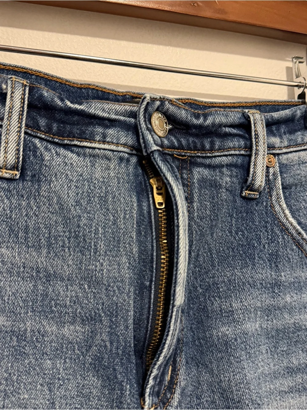 Silver Jeans very gently